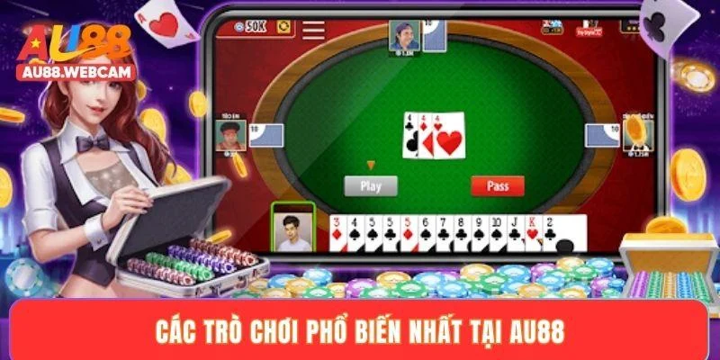 Các trò chơi phổ biến nhất tại AU88
